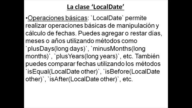 Clase de repaso de Fechas en Java смотреть онлайн