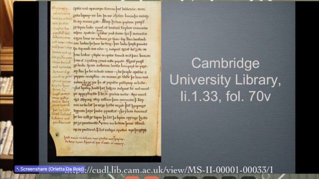 Orietta Da Rold Cambridge University MSS medievali inglesi смотреть онлайн