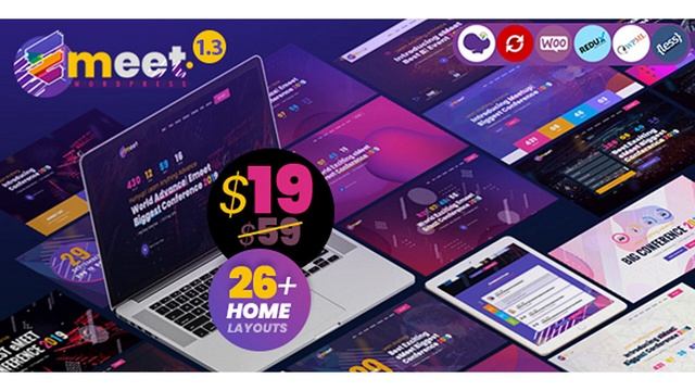 Event WordPress | Emeet for Event, Conference and Meetup | Themeforest Website Templates and Themes смотреть онлайн