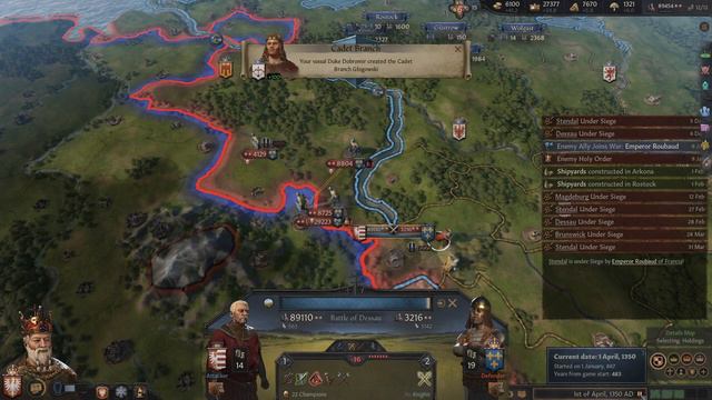 Crusader Kings III Polska(Piastowie) 867 - 1453 roleplay [PL] - 33 смотреть онлайн