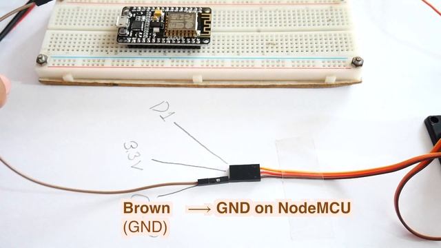 NodeMcu (ESP8266) control Servo motor basic usage смотреть онлайн
