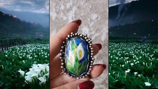Брошь-подвеска Каллы смотреть онлайн