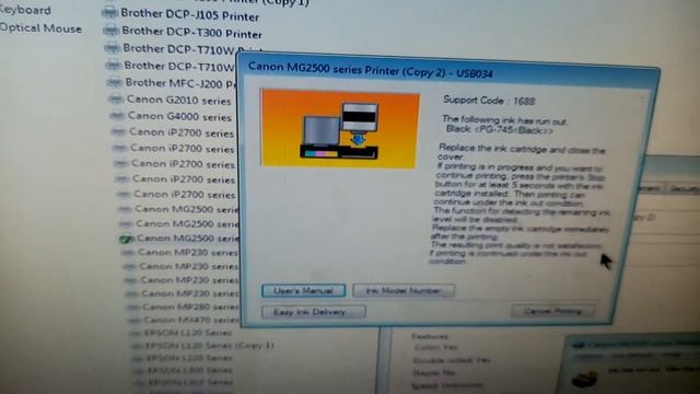 HOW TO RESET CANON MG2540s | MG2570s | MG3070s (Ink RunOut) смотреть онлайн