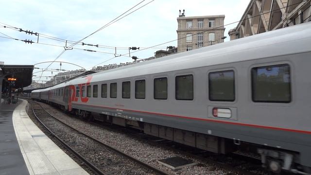 Russian Railways Paris-Moscou à Gare de l'Est смотреть онлайн