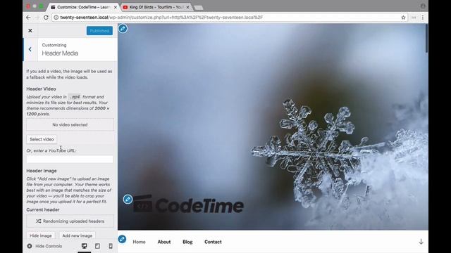 No-Code Customization of the WordPress Twenty Seventeen Theme, Part 5: Adding a Video Header смотреть онлайн