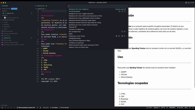 ? COMO crear README FILE en GITHUB utilizando MARKDOWN смотреть онлайн