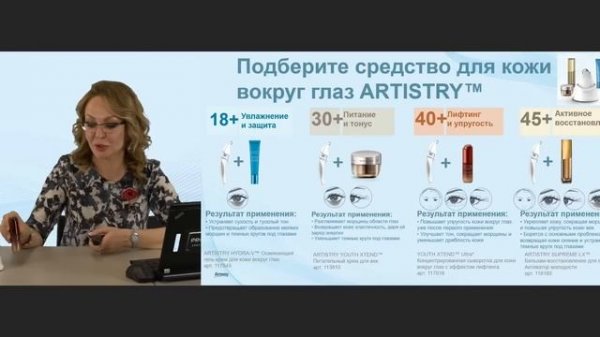 Вебинар от А. Гонт: Насадка для ухода за кожей вокруг глаз ULTIMATE EYE 270 ARTISTRY™ Dermasonic