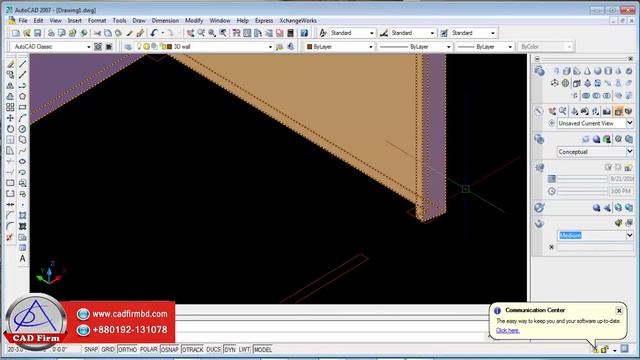 AutoCAD 2007 3D (basic tutorial for Beginners ) смотреть онлайн