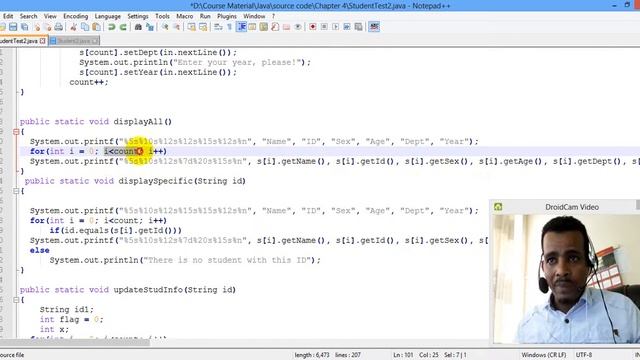 Lecture 54: Java Programming Tutorial Simple Project with Array of Objects part 2 in Amharic | በአማር смотреть онлайн