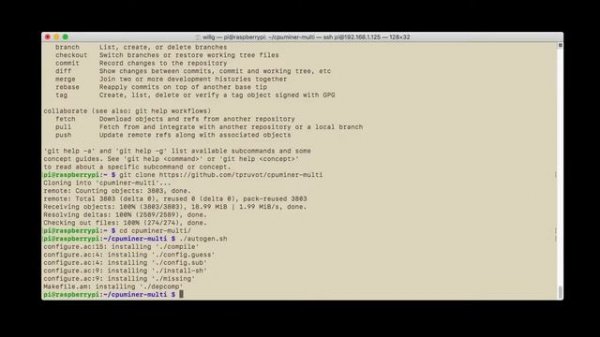 How to install CPUminer-multi on Raspberry Pi | Raspbian Lite