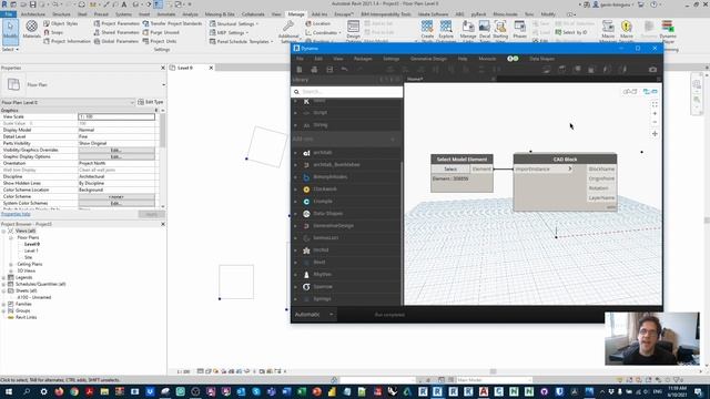 Place Revit families by CAD block location using Dynamo! смотреть онлайн