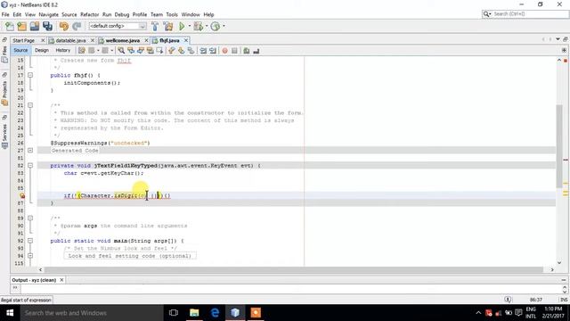 HOW TO RESTRICT USER FROM ENTERING ALPHABET IN TEXT FIELD IN JAVA NET BEANS? смотреть онлайн
