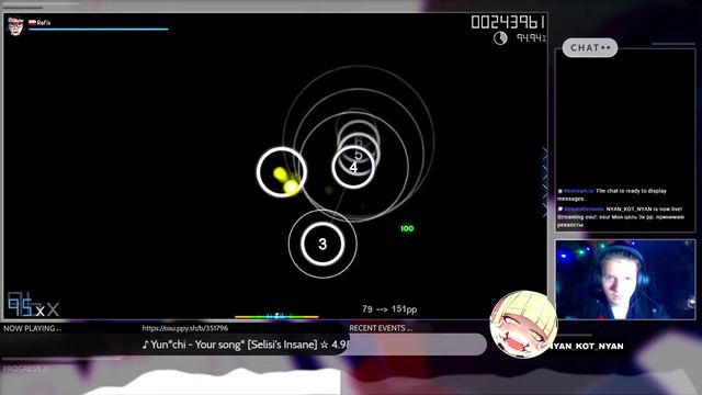 Нарезка osu! со стрима на twitch. смотреть онлайн