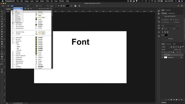 How to find the right font in Photoshop смотреть онлайн