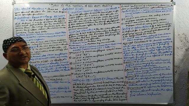 MySQL (SQL Special Operators, ORDER BY Clause & Aggregate Functions) Part-11 | Class 11th & 12th смотреть онлайн
