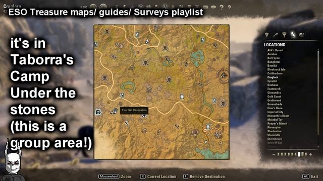 Craglorn Treasure Map 1 Elder Scrolls Online ESO i