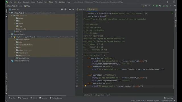 How To Create Calculator in Python - Tutorial смотреть онлайн