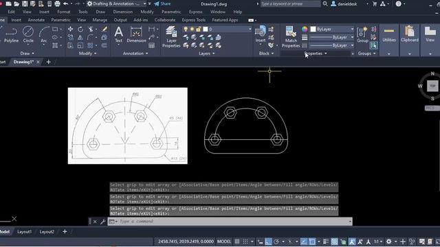 50 Exercícios de AutoCAD para Iniciantes - 13/50 [AutoCAD do zero] смотреть онлайн