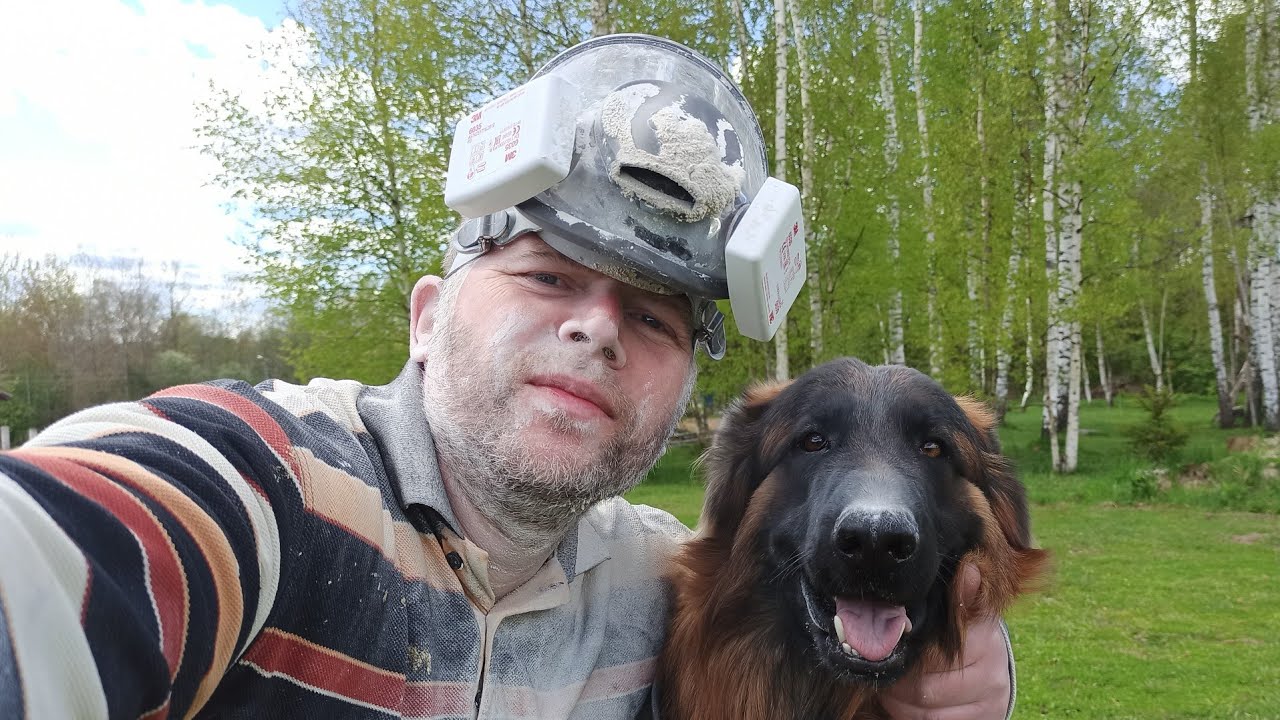 Испытание маски 3M 6800 в крайне тяжёлых условиях. Нарезка У блоков. Дом из газобетона.