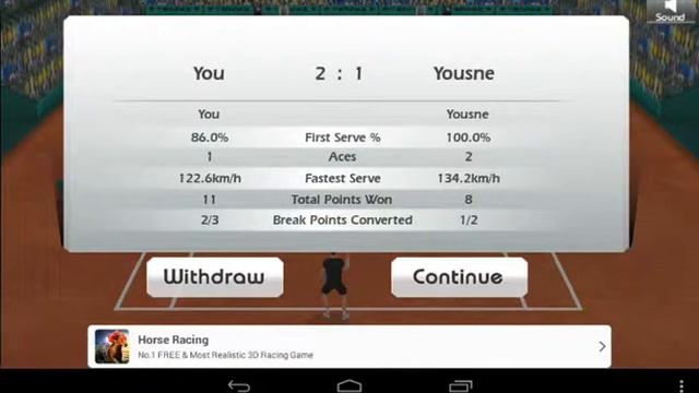 Tennis 3D #1- Разминка смотреть онлайн