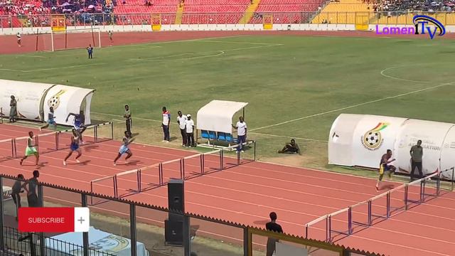 110m hurdles. Heat 3. Zone 6. Ashanti Region Inter-Co. 2024. смотреть онлайн
