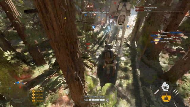 Star Wars Battlefront 2 Boba Fett 102 Killstreak on Endor смотреть онлайн