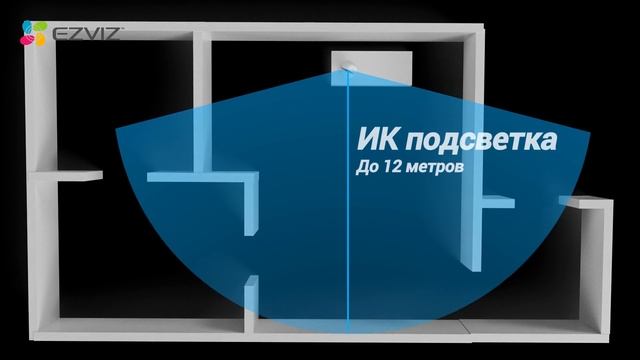 Беспроводная видеокамера Ezviz C1C-B смотреть онлайн