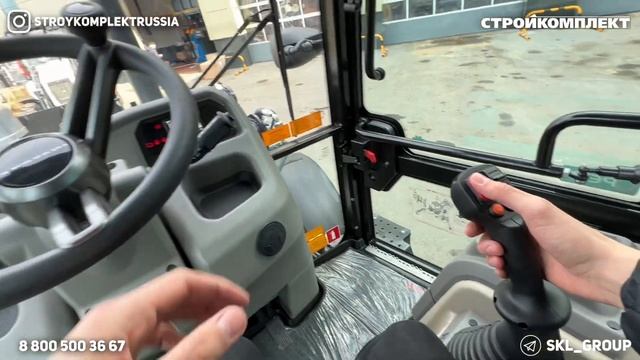 Обзор на Экскаватор Погрузчик Hidromek 102B Supra | Как Управлять Экскаватором Погрузчиком смотреть онлайн