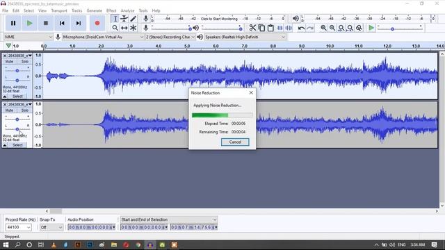Remove Watermark Audio Jungle On Audacity смотреть онлайн