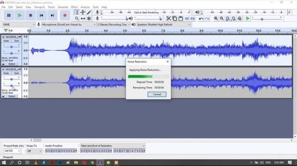 Remove Watermark Audio Jungle On Audacity