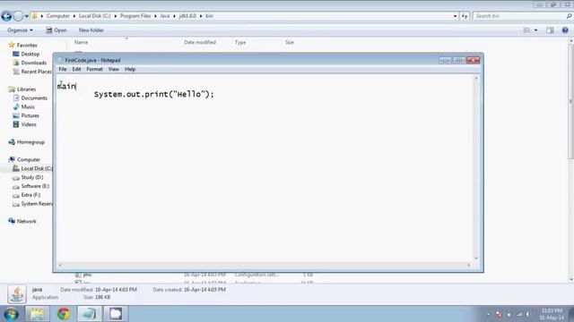 Hello world in Java Java tutorial part 3 Lecture смотреть онлайн