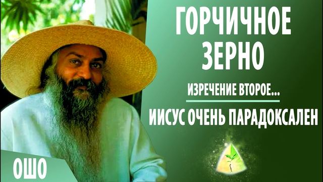 ОШО. ГОРЧИЧНОЕ ЗЕРНО. Изречение второе "Иисус очень парадоксален" смотреть онлайн