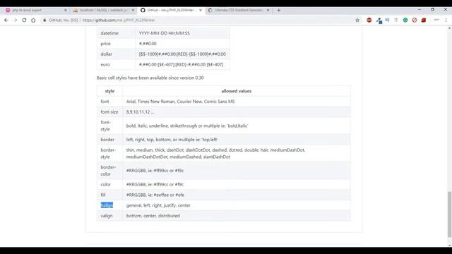 Export to Excel in Php using XLSXWriter - 3 смотреть онлайн