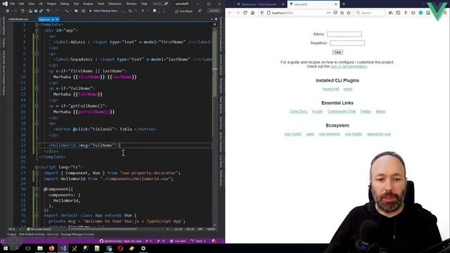 Alper ile Vue.js - B009 - Computed Properties - Veri Alma #AlperİleVueJs смотреть онлайн