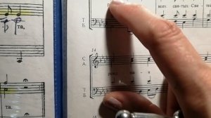 Нотный разбор. "О, Всепетая Мати"