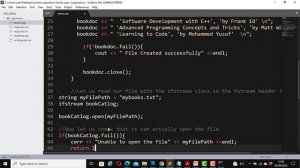 How to write and read csv and text files in C++