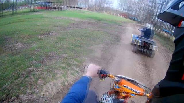 Прохват с бабушкой| покатушка на питбайке №6 смотреть онлайн