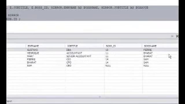 Chapter 7(14) - Self Join смотреть онлайн