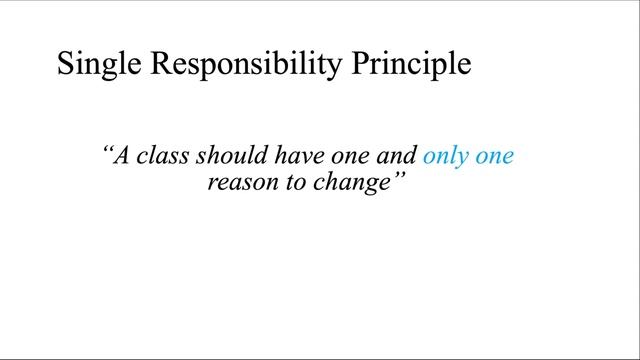 Understanding of the SOLID Principles and the Single Responsibility Principle смотреть онлайн