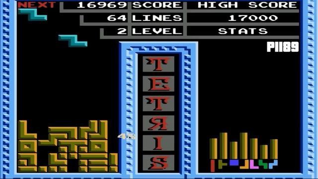 Tengen Tetris - The Soviet Mind Game NES Gameplay [Nostalgia] (HD)
