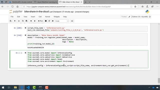 How do you deploy a machine learning model as a web service within Azure? (22 of 28) смотреть онлайн