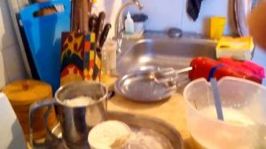 Блинчатые оладушки на сыворотке с клетчаткой. Тесто. Серия 1.