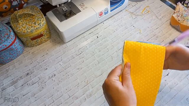 DIY/ШЬЮ СУМОЧКУ-КОСМЕТИЧКУ/ПОДРОБНЫЙ МАСТЕР-КЛАСС #sew#ручнаяработа#шьюсама
