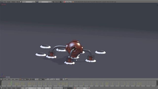 Robot Animation (Blender) смотреть онлайн
