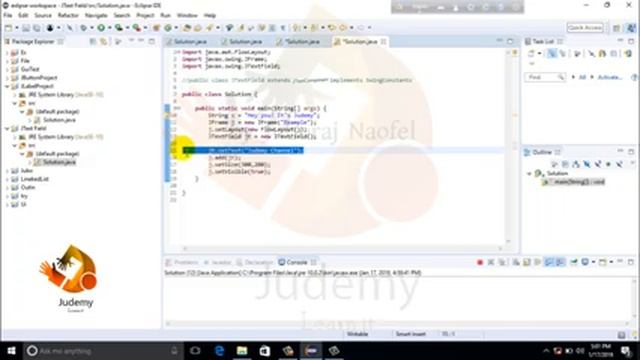 Java SWING - JTextField Methods | Part - 2 | GUI | Java | OOP | Judemy | Bangla | Tutorial смотреть онлайн