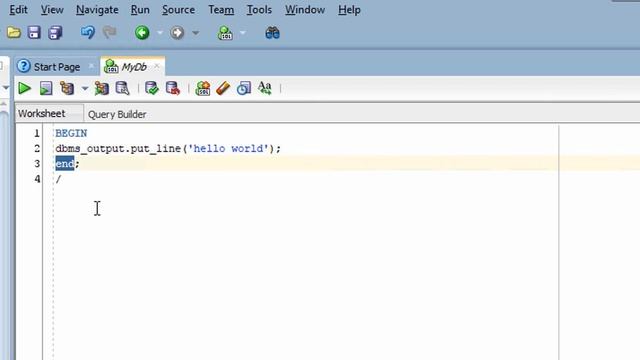 PLSQL Tutorial#02 Hello word Program in PLSQL смотреть онлайн