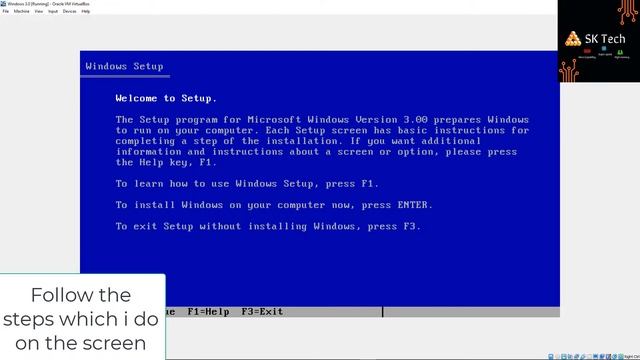 How to install Windows 3.0 on VirtualBox смотреть онлайн