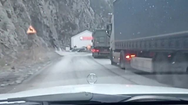 Верхний Ларс 1.01.2024, КПП, Военно-Грузинская дорога