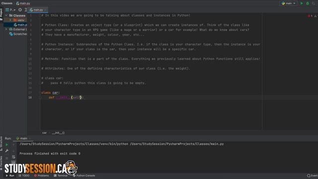 Classes and Instances In Python смотреть онлайн
