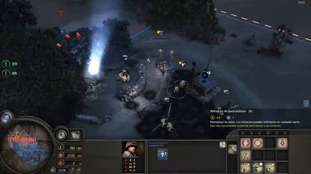 ⌠ESP⌡ Company of Heroes - Batalla de Normandía - Playa de Omaha - Vierville - Carentan #1 - Dificil смотреть онлайн